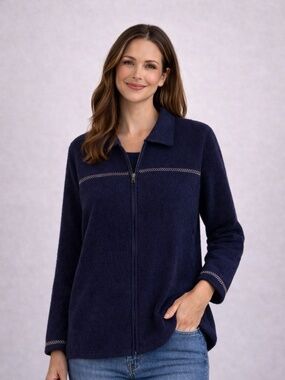 Woolrich Vintage Wool Zip Up Jacket Sweater Women’s Large